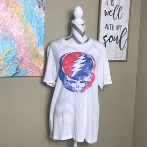 The Grateful Dead Skull Graphic Short Sleeve Tee